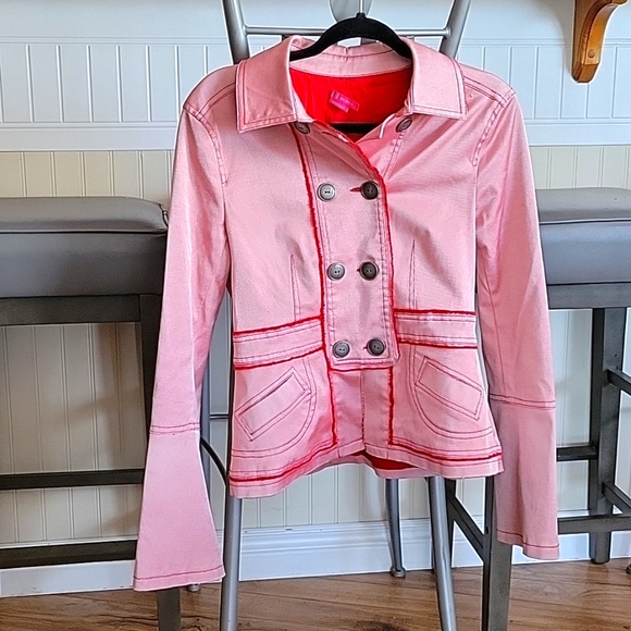Fun Pink/Red Casual Jacket - Picture 1 of 3